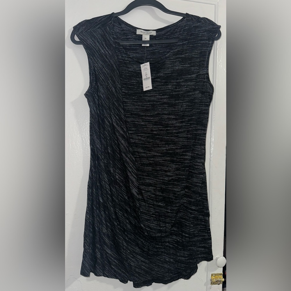 White House Black Market Dye Long Tee